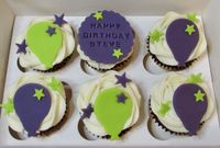 Birthday Purple and Lime